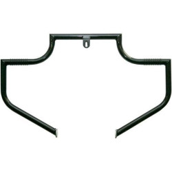 PartzBiz HD DS05051272 - Lindby Front Gloss Black Linbar Highway Engine Guard Bar for Harley Dyna FXDWG FXDF Models - BL104-1