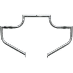 PartzBiz HD DSDS190220 - Lindby 111-1 Front Chrome Linbar Highway Engine Guard Bar Harley FX FLSTS Softail 