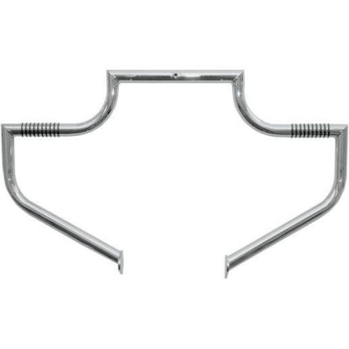 PartzBiz HD: 4410460-Lindby 111-1 Front Chrome Linbar Highway Engine Guard Bar Harley FX FLSTS Softail 