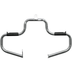 PartzBiz HD DS16240083 - Lindby Chrome Front Multibar Engine Guard for Harley FL Softail Models 86-99 - 1301