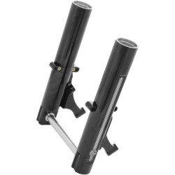 PartzBiz HD PM0208-2058-BM - PM Radial Caliper Black Contrast Dual Disc Lower Legs Sliders 08-13 FLH | Performance Machine PartzBiz HD PM0208-2058-BM - PM Radial Caliper Black Contrast Dual Disc Lower Legs Sliders 08-13 FLH | Performance Machine