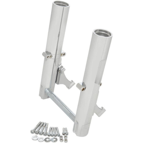 PartzBiz HD: 4410358-PM Radial Caliper Chrome Dual Disc Lower Legs Sliders 08-13 FLH | Performance Machine