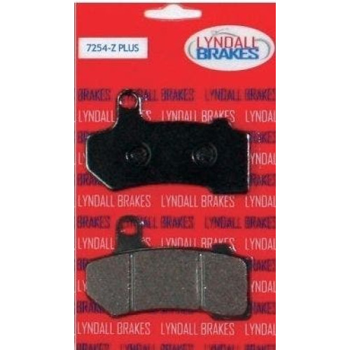 PartzBiz HD: 4410373-Lyndall Racing Front and Rear Brake Pads Z-Plus for Harley V-Rod/Dresser 41854-08; 17200063; 1720-0063; 7254-Z PLUS