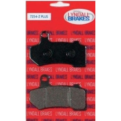 PartzBiz HD DS17200063 - Lyndall Racing 7254-Z PLUS ผ้าเบรคหน้าหรือหลัง Harley FL Repl. 41854-08