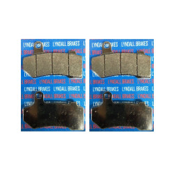 PartzBiz HD DS17200460 (x2) - ผ้าเบรกหน้า Lyndall Racing Xtreme Low Dust Series Harley Touring & V-Rod | 7254X เปลี่ยน OEM 41852-08; 41852-08A; 41852-08B PartzBiz HD DS17200460 (x2) - ผ้าเบรกหน้า Lyndall Racing Xtreme Low Dust Series Harley Touring & V-Rod | 7254X เปลี่ยน OEM 41852-08; 41852-08A; 41852-08B