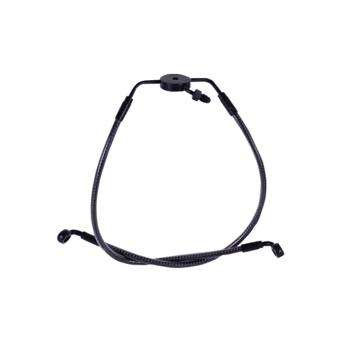 PartzBiz HD: 4410131-Magnum Braided No-ABS Lower Brake Line KARBONFIBR for Harley 22-23 FXLRS/T | 77024 PartzBiz HD: 4410131-Magnum Braided No-ABS Lower Brake Line KARBONFIBR for Harley 22-23 FXLRS/T | 77024