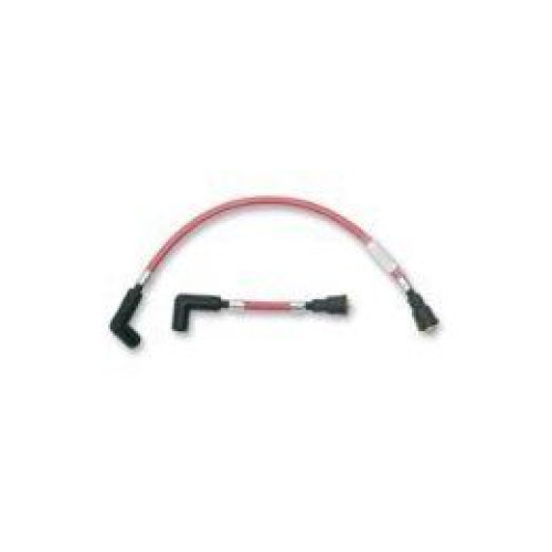 PartzBiz HD: 4410072-Magnum 3041T Candy Apple Red Braided Spark Plug Wires 00-17 Harley FX/FLST 2104-0024 21040024