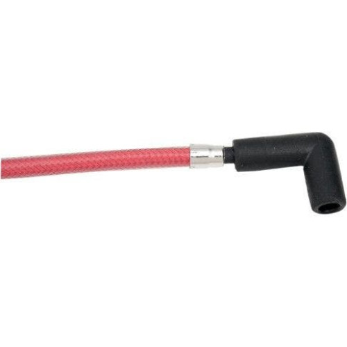 PartzBiz HD: 4410075-Magnum 3033T Candy Apple Red Braided Spark Plug Wires 99-08 Harley Touring FL 2104-0020 21040020