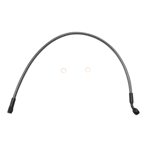 PartzBiz HD: 4410038-Magnum KARBONFIBR 23" Upper Brake Line 35 Degree Harley Road King 14-Up