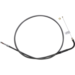 PartzBiz HD DS06510909 - Magnum KARBONFIBR 32 3/4"" Idle Cable 90 Deg Smooth Harley Big Twin 84-17