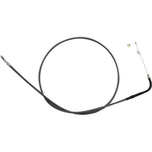 PartzBiz HD: 4409962-Magnum KARBONFIBR 24 3/8" Throttle Idle Cable 90 Deg Smooth Harley Touring 01-07