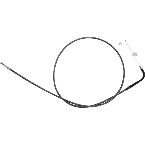 PartzBiz HD: 4409970-Magnum KARBONFIBR 44 7/16"" Idle Cable 90 Deg Smooth Harley Big Twin 84-17 PartzBiz HD: 4409970-Magnum KARBONFIBR 44 7/16"" Idle Cable 90 Deg Smooth Harley Big Twin 84-17