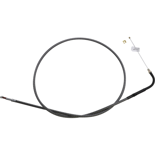 PartzBiz HD: 4409975-Magnum KARBONFIBR 40 1/2" Idle Cable 90 Deg Smooth Harley Big Twin 84-17 PartzBiz HD: 4409975-Magnum KARBONFIBR 40 1/2" Idle Cable 90 Deg Smooth Harley Big Twin 84-17