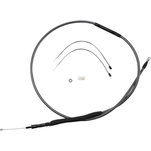 PartzBiz HD: 4409939-Magnum KARBONFIBR 74 11/16" High-Efficiency Polished Clutch Cable Harley 87-06