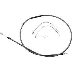 PartzBiz HD DS06522387 - Magnum KARBONFIBR 66 11/16" High-Efficiency Polished Clutch Cable Harley 87-06