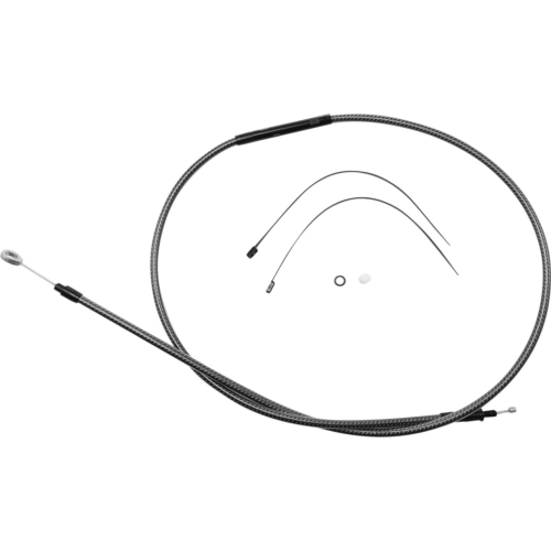 PartzBiz HD: 4409940-Magnum KARBONFIBR 66 11/16" High-Efficiency Polished Clutch Cable Harley 87-06 PartzBiz HD: 4409940-Magnum KARBONFIBR 66 11/16" High-Efficiency Polished Clutch Cable Harley 87-06