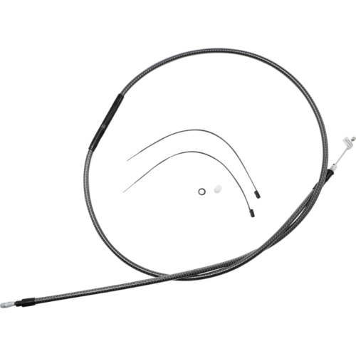 PartzBiz HD: 4409948-Magnum KARBONFIBR 68 11/16" High-Efficiency Polished Clutch Cable Harley 87-06 PartzBiz HD: 4409948-Magnum KARBONFIBR 68 11/16" High-Efficiency Polished Clutch Cable Harley 87-06