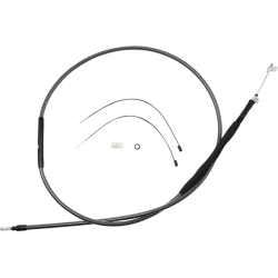 PartzBiz HD DS06522390 - Magnum KARBONFIBR 72 11/16" High-Efficiency Polished Clutch Cable Harley 87-06