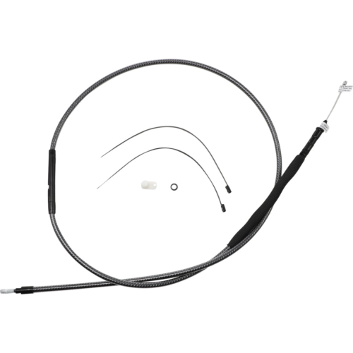 PartzBiz HD: 4409950-Magnum KARBONFIBR 72 11/16" High-Efficiency Polished Clutch Cable Harley 87-06