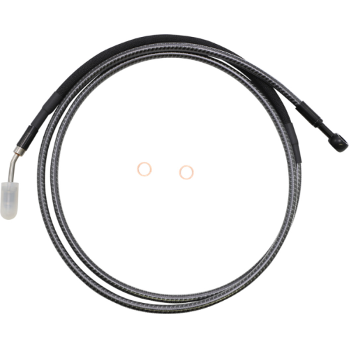 PartzBiz HD: 4409951-Magnum KARBONFIBR 78" Hydraulic Clutch Line 35 Degree Harley Touring 14-16 PartzBiz HD: 4409951-Magnum KARBONFIBR 78" Hydraulic Clutch Line 35 Degree Harley Touring 14-16