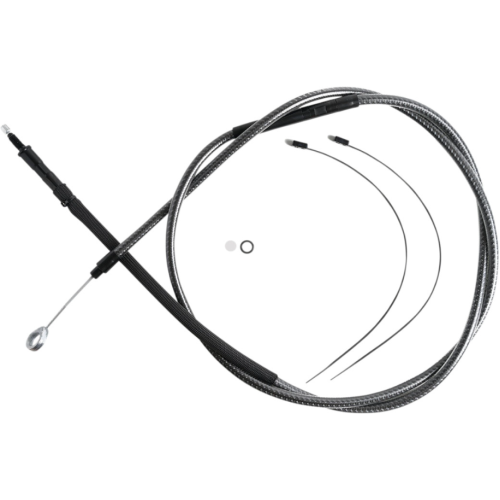 PartzBiz HD: 4409952-Magnum KARBONFIBR 72 11/16" High-Efficiency Polished Clutch Cable Harley 06-Up