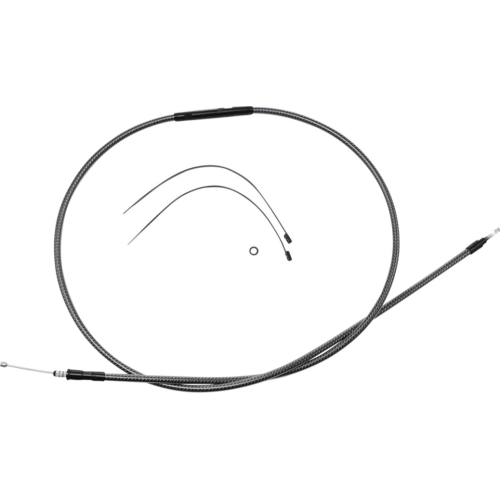 PartzBiz HD: 4409953-Magnum KARBONFIBR 74 11/16" High-Efficiency Polished Clutch Cable Harley 87-06 PartzBiz HD: 4409953-Magnum KARBONFIBR 74 11/16" High-Efficiency Polished Clutch Cable Harley 87-06