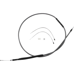 PartzBiz HD DS06522391 - Magnum KARBONFIBR 74 11/16" High-Efficiency Polished Clutch Cable Harley 87-06
