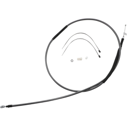 PartzBiz HD DS06522382 - Magnum KARBONFIBR 72 11/16" High-Efficiency Polished Clutch Cable Harley 06-Up