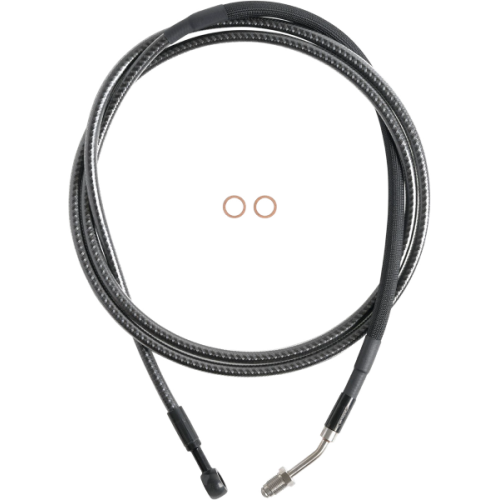 PartzBiz HD: 4409917-Magnum KARBONFIBR 74" Hydraulic Clutch Line 35 Degree Harley Touring 13-16 PartzBiz HD: 4409917-Magnum KARBONFIBR 74" Hydraulic Clutch Line 35 Degree Harley Touring 13-16