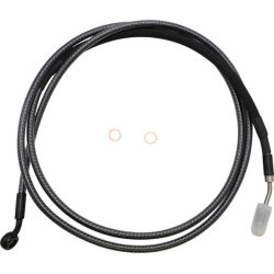 PartzBiz HD DS11321589 - Magnum KARBONFIBR 76" Hydraulic Clutch Line 35 Degree Harley Touring 14-16