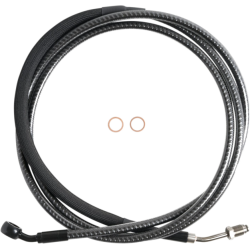 PartzBiz HD DS11321596 - Magnum KARBONFIBR 76" Hydraulic Clutch Line 35 Degree Harley Touring 17-Up