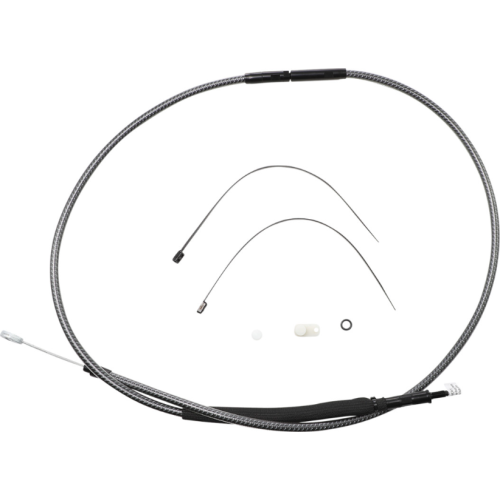 PartzBiz HD: 4409928-Magnum KARBONFIBR High-Efficiency Polished Clutch Cable Harley Softail Dyna 06-Up