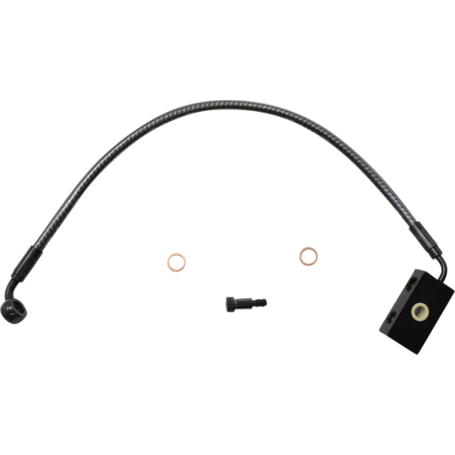 PartzBiz HD: 4409931-Magnum KARBONFIBR Lower Brake Line AN-3 ABS Single Disc Harley Sportster 14-Up PartzBiz HD: 4409931-Magnum KARBONFIBR Lower Brake Line AN-3 ABS Single Disc Harley Sportster 14-Up