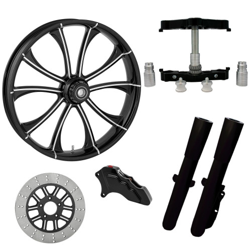 PartzBiz HD: 4409818-Maverick Eclipse 23" Wheel Tire Single Side w/ Raked Triple Trees Lowers & Sliders | MAVERICK-SNGL-ECL-KIT-23PCKG PartzBiz HD: 4409818-Maverick Eclipse 23" Wheel Tire Single Side w/ Raked Triple Trees Lowers & Sliders | MAVERICK-SNGL-ECL-KIT-23PCKG