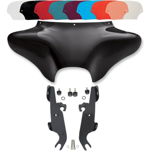 PartzBiz HD: 4409759-Memphis Shades Batwing Fairing Black Trigger Lock Mount Shield FLST โดยไม่มีแสง | MEM7011 และ MEM8988 PartzBiz HD: 4409759-Memphis Shades Batwing Fairing Black Trigger Lock Mount Shield FLST โดยไม่มีแสง | MEM7011 และ MEM8988