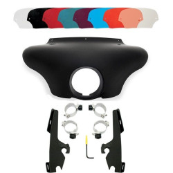 PartzBiz HD DS23300075|DS23200084|& Windshield - Memphis Shades Batwing Fairing ชิลด์ Trigger Lock Mount สีดำ FXSB FXDWG | MEM7081 และ MEB8977 PartzBiz HD DS23300075|DS23200084|& Windshield - Memphis Shades Batwing Fairing ชิลด์ Trigger Lock Mount สีดำ FXSB FXDWG | MEM7081 และ MEB8977