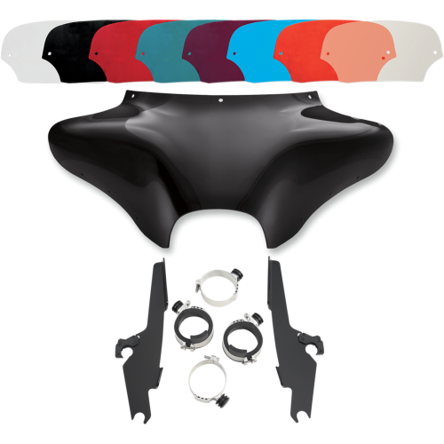PartzBiz HD: 4409763-Memphis Shades Batwing Fairing Black Trigger Lock Mount Shield V-Star Classic | MEM7011 และ MEM8992 PartzBiz HD: 4409763-Memphis Shades Batwing Fairing Black Trigger Lock Mount Shield V-Star Classic | MEM7011 และ MEM8992