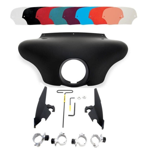 PartzBiz HD: 4409767-Memphis Shades Batwing Fairing Black Trigger Lock Mount Shield XL 1200C 11-18 | MEM7081 & MEB2008 PartzBiz HD: 4409767-Memphis Shades Batwing Fairing Black Trigger Lock Mount Shield XL 1200C 11-18 | MEM7081 & MEB2008