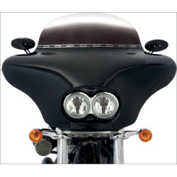 PartzBiz HD DS23300092 - Memphis Shades Black Batwing Fairing สำหรับ Harley Dyna Fat Bob FXDF | MEM7161 PartzBiz HD DS23300092 - Memphis Shades Black Batwing Fairing สำหรับ Harley Dyna Fat Bob FXDF | MEM7161