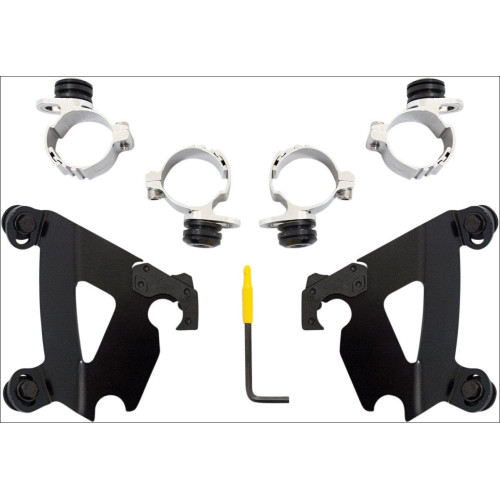 PartzBiz HD: 4409691-Memphis Shades Black Trigger-Lock Mount Cafe Fairing Harley 883C 1200C 96-10 | MEB1997 PartzBiz HD: 4409691-Memphis Shades Black Trigger-Lock Mount Cafe Fairing Harley 883C 1200C 96-10 | MEB1997