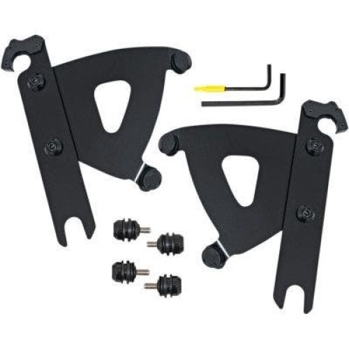 PartzBiz HD: 4409630-Memphis Shades MEB2053 Black Road Warrior Trigger Lock Mount Kit Softail 00-17 Harley-Davidson Milwaukee Eight Softail Fat Bob FXFB 2320-0261 23200261