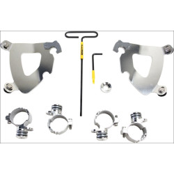 PartzBiz HD DS23200164 - Memphis Shades Polished Trigger-Lock Mount Gauntlet Fairing สำหรับ Harley XL 11-15 883L | มีค2002 PartzBiz HD DS23200164 - Memphis Shades Polished Trigger-Lock Mount Gauntlet Fairing สำหรับ Harley XL 11-15 883L | มีค2002