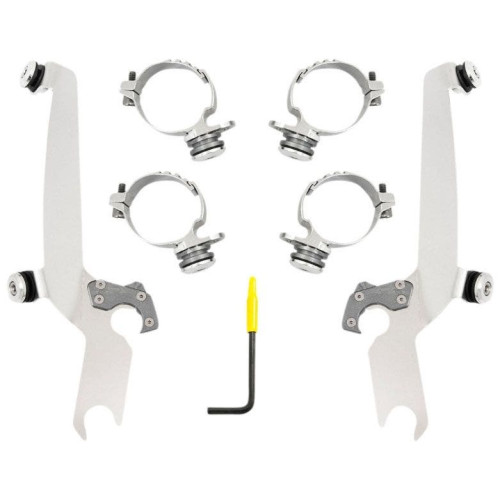 PartzBiz HD: 4409556-Memphis Shades Sportshield Trigger-Lock Complete Mount Kit Harley Roadster 16-20
