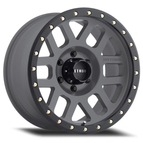 PartzBiz HD: 4409531-วิธีการแข่งขันล้อตารางไทเทเนียม 17X8.5 5X5 5X127 ET +0 มม.ขอบออฟเซ็ต Jeep Wrangler JK JL JT Gladiator Grand Cherokee WJ WK WK2 Commander ล้อขอบอัพเกรด 5x127 5 Lug Offroad 4x4