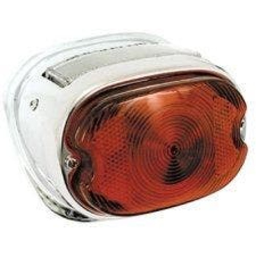 PartzBiz HD: 4409347-Mid USA 11206 V-Factor Taillight Assembly OE 68010-64B Harley BT 55-72 Custom tail light motorcycle bike chopper lighting replacement upgrade 