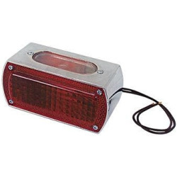 PartzBiz HD MU11211 - Mid USA 11211 V-Factor Chrome Box Taillight Assembly Harley & Custom Universal Custom tail light motorcycle bike chopper lighting replacement upgrade PartzBiz HD MU11211 - Mid USA 11211 V-Factor Chrome Box Taillight Assembly Harley & Custom Universal Custom tail light motorcycle bike chopper lighting replacement upgrade