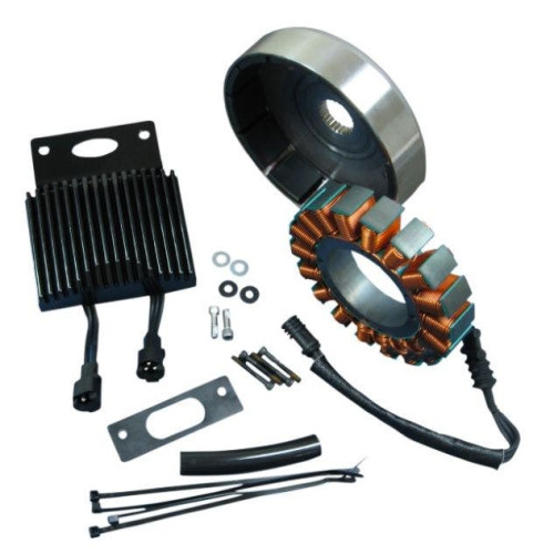 PartzBiz HD: 4409280-Cycle Electric 58 Amp Stator Regulator Charging System Harley FLH 14-16 Air Cool | CE-94T-14