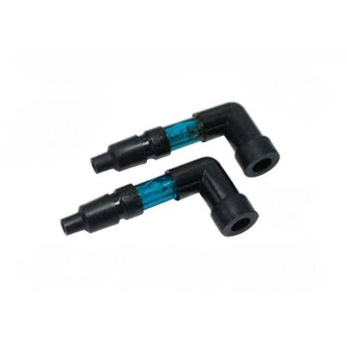 PartzBiz HD: 4409283-Mid USA 18905 Blue See-Through Spark Plug Covers 90° Boots Harley Engine Custom Motor Plug Wires Chopper Bobber Universal Best New Upgrade Performance PartzBiz HD: 4409283-Mid USA 18905 Blue See-Through Spark Plug Covers 90° Boots Harley Engine Custom Motor Plug Wires Chopper Bobber Universal Best New Upgrade Performance