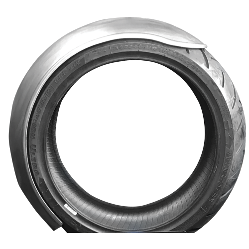 PartzBiz HD: 4409244-Mid USA 22058 บังโคลนหลังเหล็ก Wide Rolled Edge 6.75 นิ้ว 13 Gauge Harley