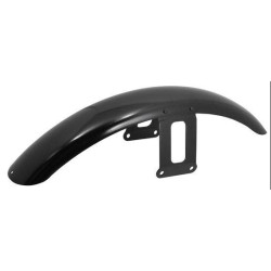 PartzBiz HD MU22453 - Mid USA 22453 V-Factor Steel Front 21 Wheel Fender w/ Bracket Harley Softail FX FXD Dyna Davidson Custom Bike Motorcycle old school chopper replacement upgrade 59924-80